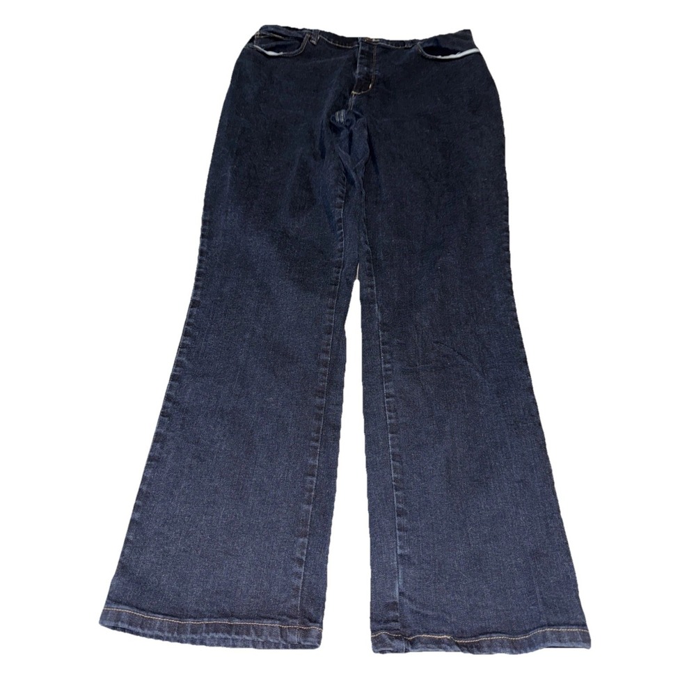 Lee Relaxed Fit Straight Leg‎ Jeans Womens Size 14 Medium High Rise